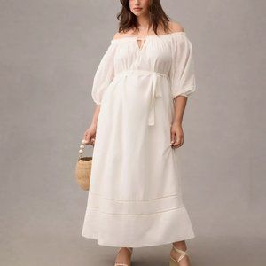 By Anthropologie Off-The-Shoulder Peasant Dress